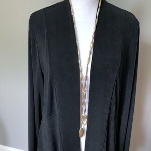 Chico’s Traveler’s sz 2 swing jacket with free Chico’s necklace!